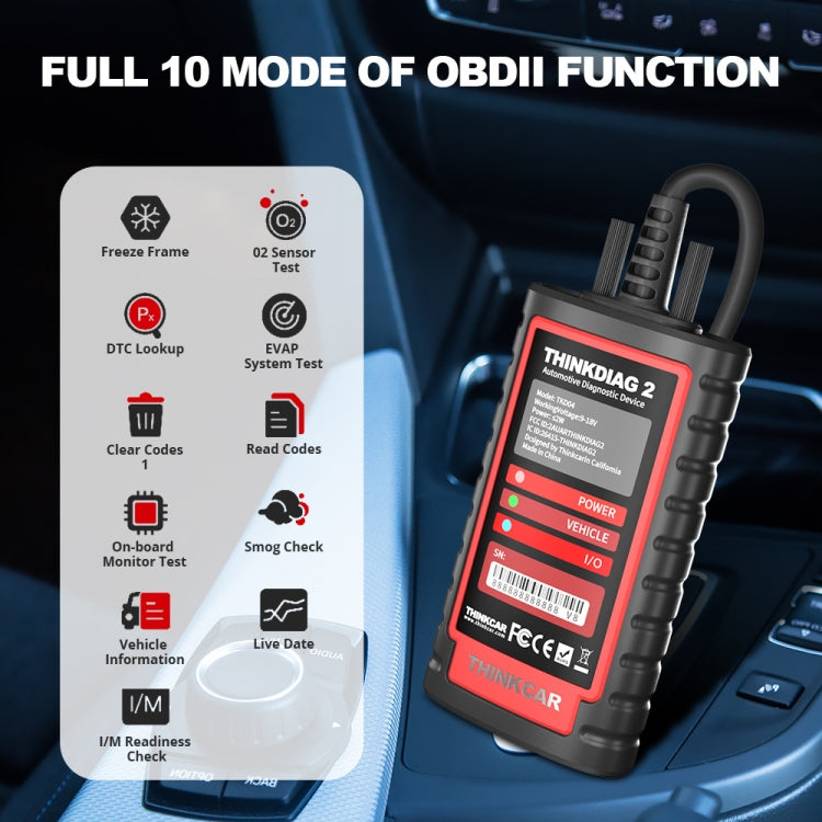 THINKCAR ThinkDiag 2 SP164-V Car Full System Diagnosis OBD2 Scanner, ThinkDiag 2 SP164-V THINKCAR ThinkDiag 2 SP164-V Car Full System Diagnosis OBD2 Scanner, ThinkDiag 2 SP164-V